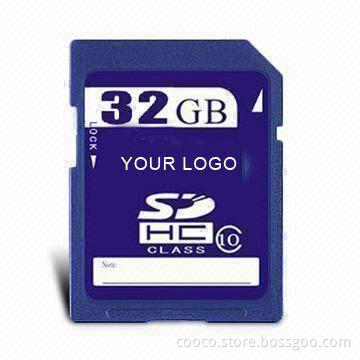 SDHC Memory Card with Mechanical Write Protect Switch, SD 1.1 Specification Compatible